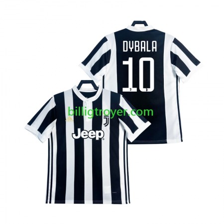 Billige Fotballdrakter Juventus DYBALA 21 2017 Retro Hjemmedraktsett 2018 Kortermet